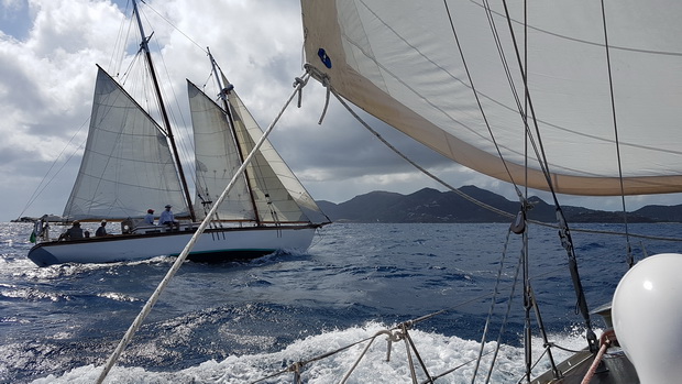 An Bord der SY Montana, Swan 48 während der Antigua Classic Yacht Regatta 2919