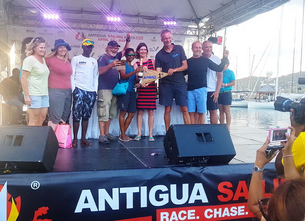 SY Montana, Swan 48 Tagessieg bei der Antigua Sailing Week 2019
