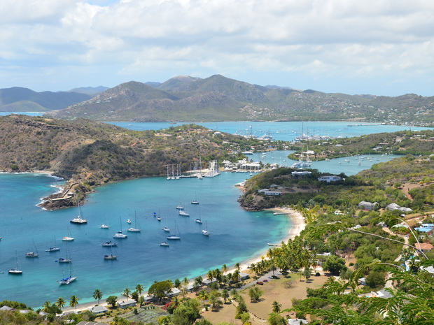 SY Montana, Swan 48 in English Harbour, Antigua