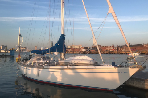 SY Montana, Swan 48 in Portsmouth