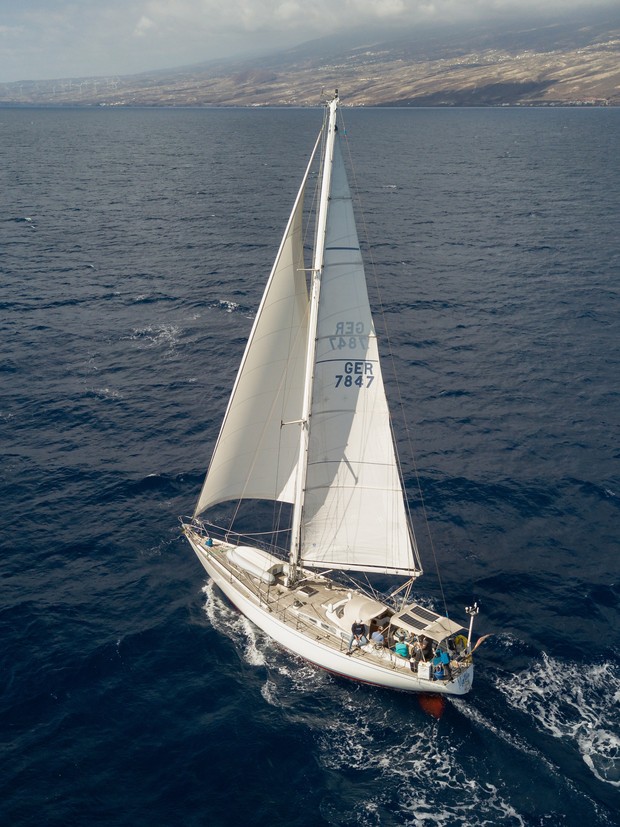 SY Montana, Swan 48 on the Atlantic